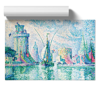 Green Towers Rochelle by Paul Signac - No Frame Painting