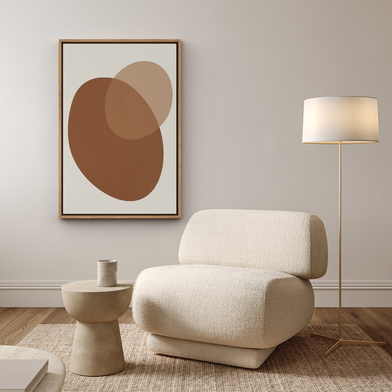 Art mural encadré, rétro, antique et classique pour chambre à coucher - 24 po x 36 po, H 36 po x l 24 po, Naturel