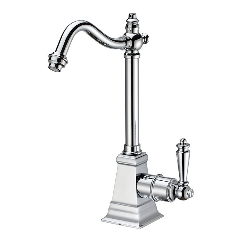 Robinet d'eau froide avec bec pivotant traditionnel Whitehaus, Chrome poli