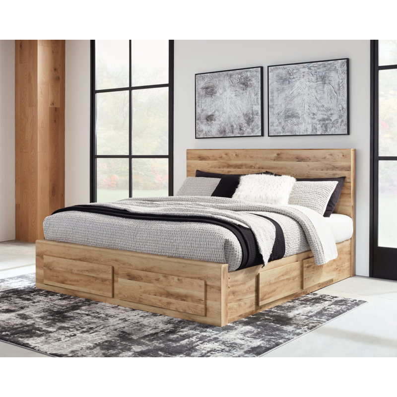 Homeira Panel Storage Bed