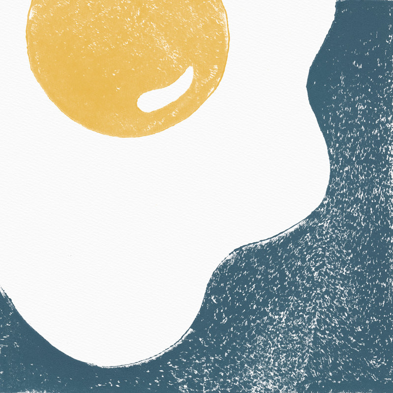«Sunny Side I» par Moira Hershey - peinture sur toile tendue, H 36 po x l 36 po