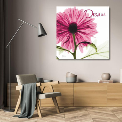 «Red Barrel Studio® Koetsier, Albert», art sur toile tendue sous le titre «Pink Chrysanthemum Dream»