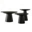 Console ronde à piédestal avec plateau biseauté-590237124