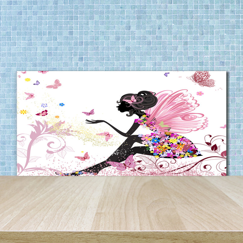 50cm W x 100cm L Glass Peel and Stick Panel