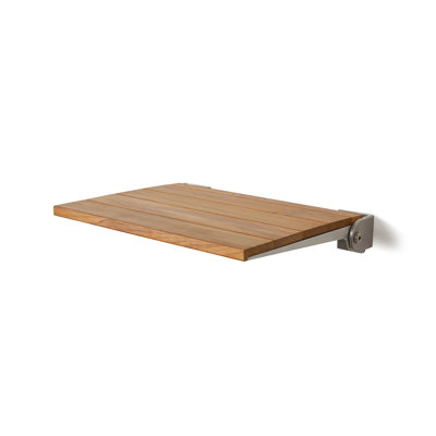 SlimLine Teak Wood Folding Shower Bench Seat