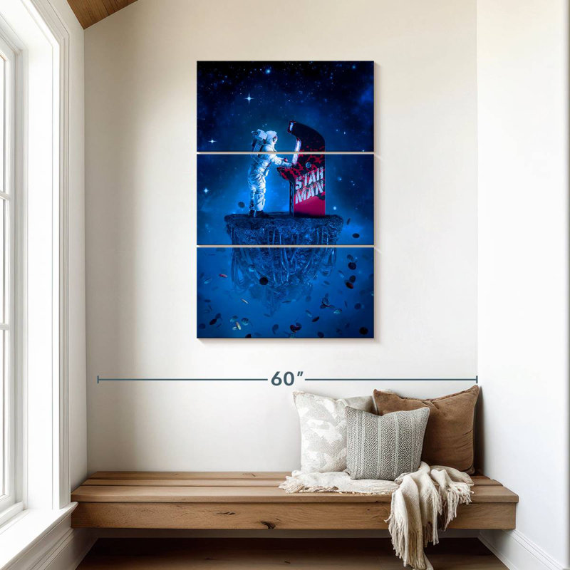Kelan Arcade Gamer Astronaut, H 45 po x l 28 po