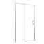 Porte de douche, porte de douche coulissante en aluminium avec quincaillerie en acier inoxydable durable