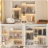 Seward  62-96 Inch Hanging Closet System With Hanging Rod (Can Be Cut to Fit)-1918371394