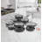 Cuisinart Chef's Classic 17 Piece Non Stick Hard-Anodized Cookware Set