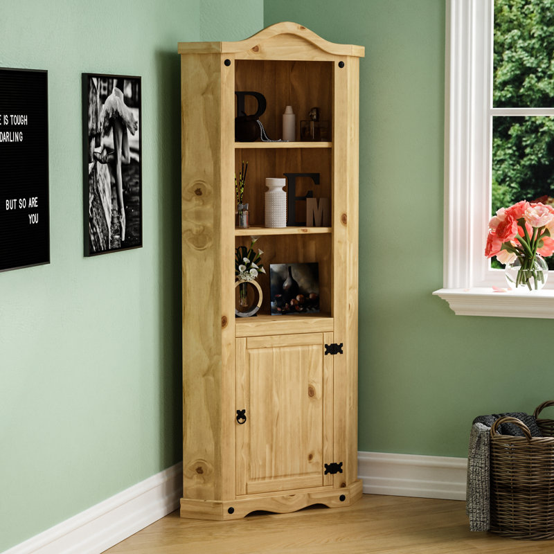 Recdo Corner Display Cabinet