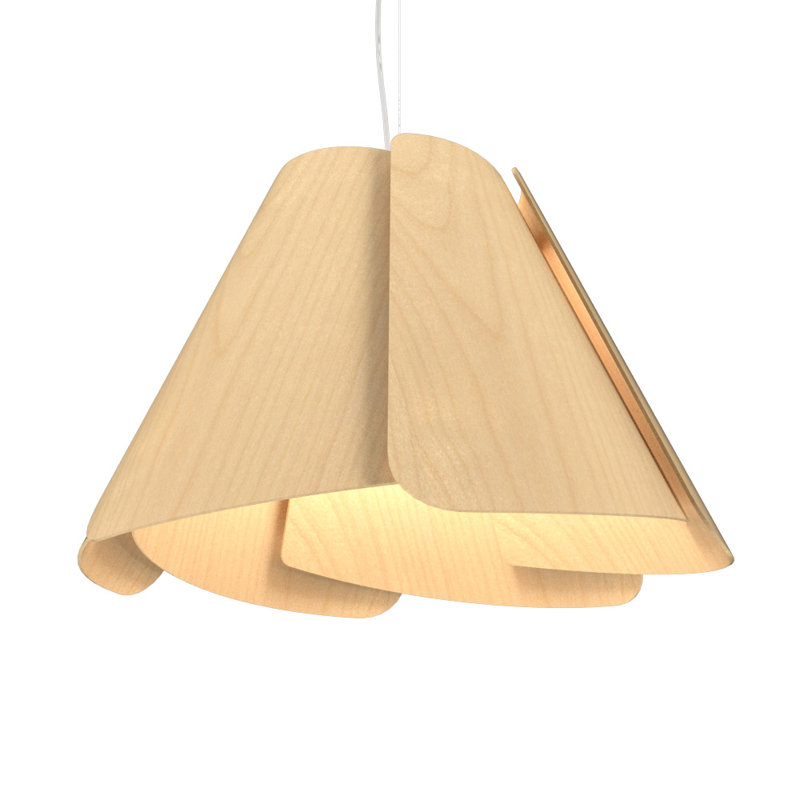 Fuchsia 1 - Light Pendant, Maple