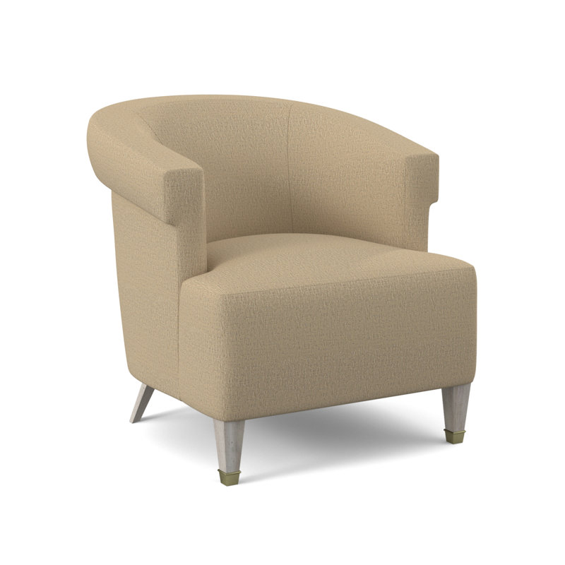 Madame Barrel Chair, Filigree Ivory, Bisque