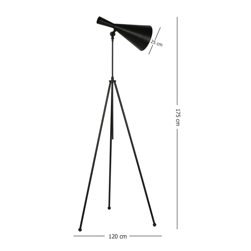 Lampe trépied 69 po Spence