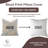 Fabdivine Handcrafted Cotton Pillow Cover with Block Print Design- Kesariya-110562721