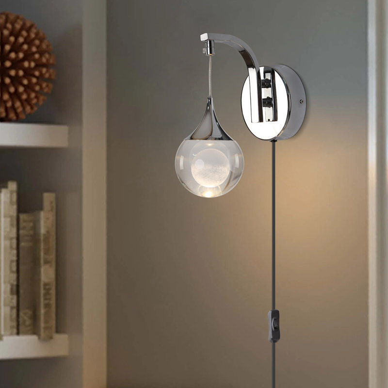 Luminaire de salle de bain à DEL en cristal à DEL