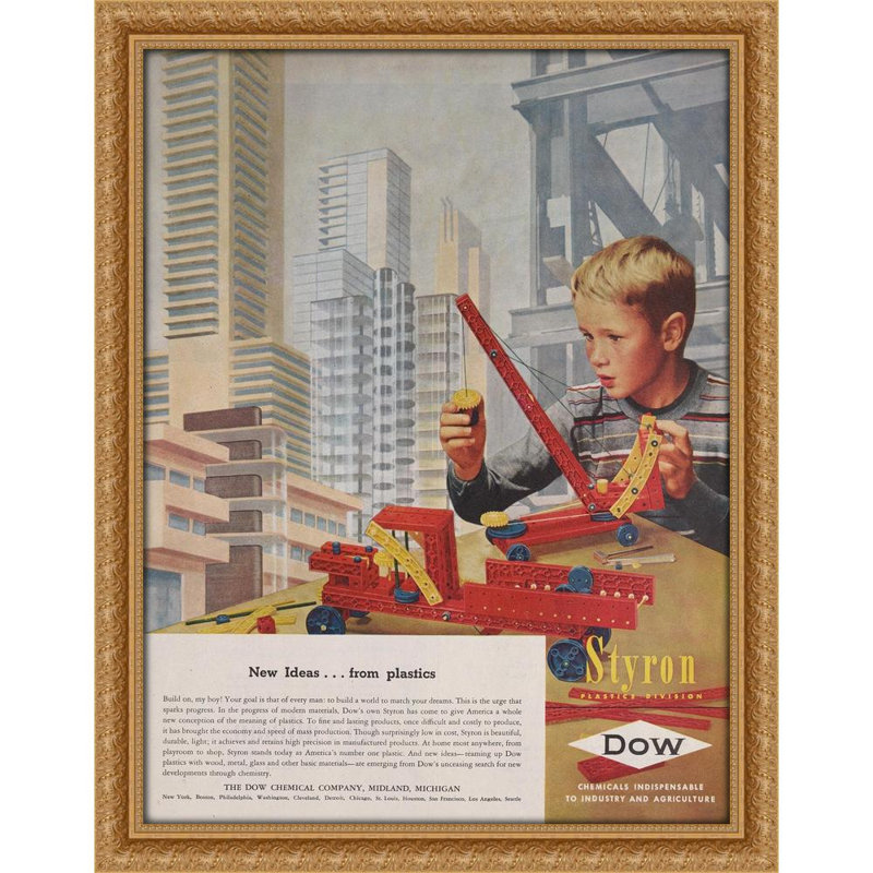 De nouvelles idées en plastique (1946), H 40 po x l 28 po