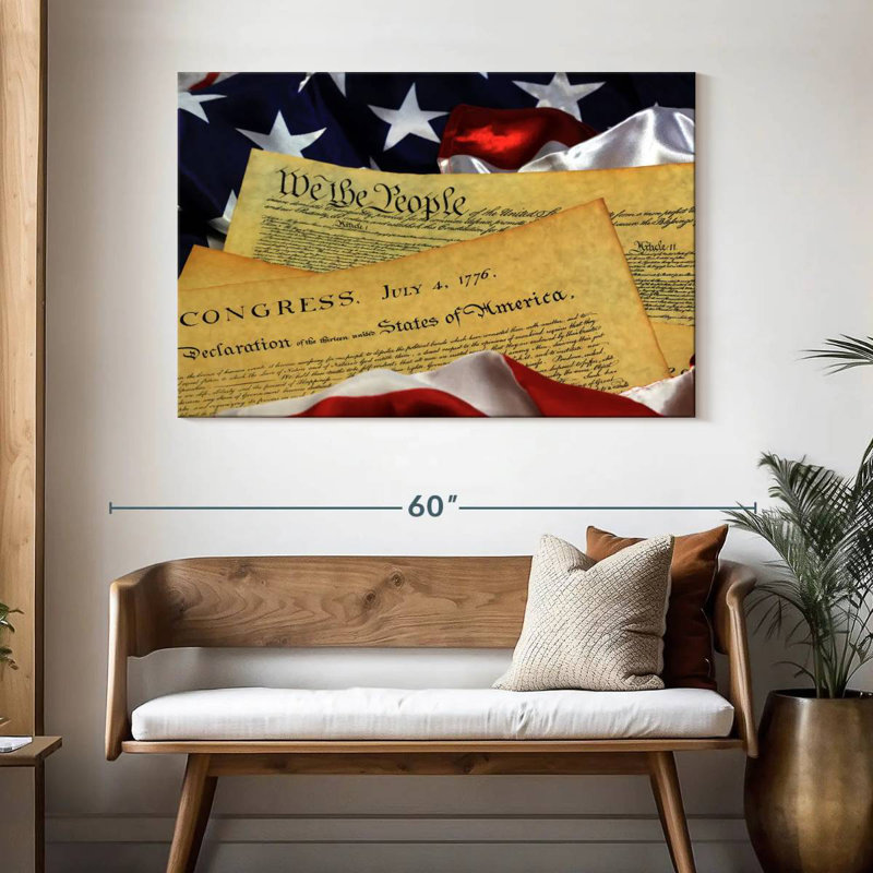 Lelar Preamble And Declaration Of Independence, 32" H x 48" W