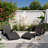 80'' Outdoor Wicker Chaise Lounge Chairs Set Of 2, Patio Rattan Reclining Chair Pull-Out Side Table Adjustable Backrest Ergonomic Wave Design Pool Sunbathing Recliners-266404130