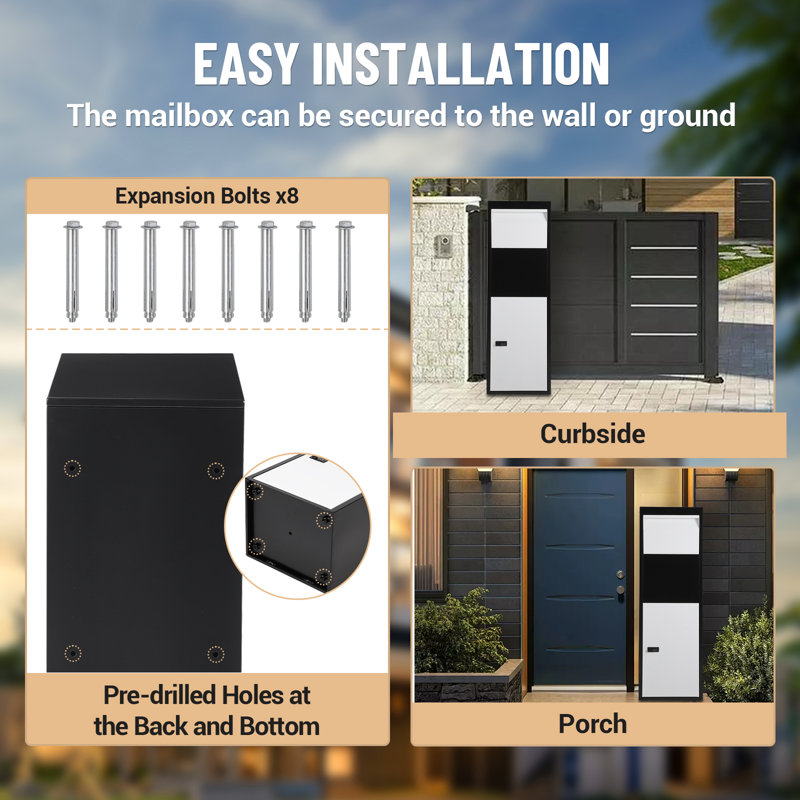 Package Delivery Boxes For Outside, 14'' X 11.2'' X 42"
