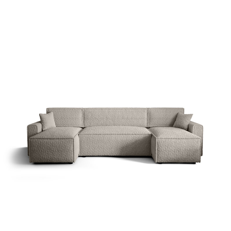 Caril 5 Seater Corner Sofa , Cream White