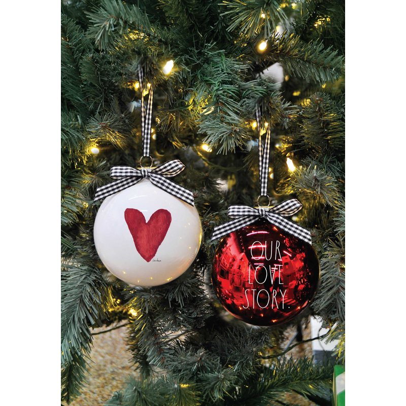8'' Handmade Glass Ball Ornament