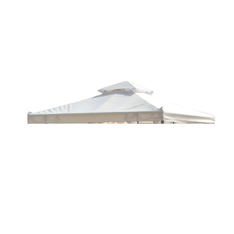 Carone Dakota Fields Polyester Replacement Canopy for Gazebo, White