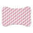 Mauve Gridline - 1 Piece Bone Shape Feeding Mat