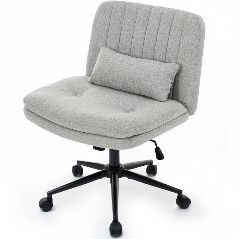 Fauteuil de bureau Criss Cross, Gris, Lin lin
