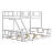 Twin XL Over Queen Wood Bunk Bed With Ladder And Full-Length Guardrails-1324652095