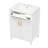 24" Bathroom Vanity With Ceramic Sink - Luxury Compact. 24.2"*18.5"*H34". Solid Wood Frame, Doors. Golden Ornaments. Spacious Storage Shelves. Adjustable Shelf. Modern Cabinet Basin Sophisticated &-2056331937