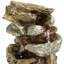 Rock and Log Rustic Tabletop Fountain