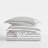 Geo Threads Pattern Duvet Cover Set-937446030