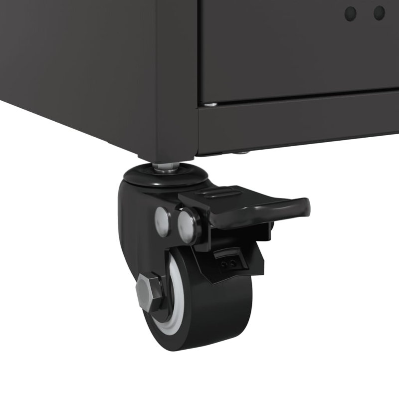 Meuble télé moyen vidaXL, Noir