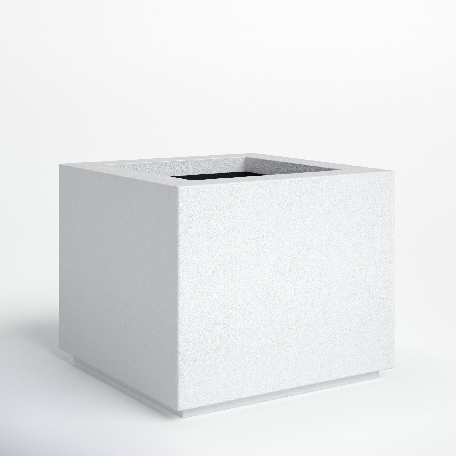 Gita 23" Planter Box, White