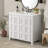 36 " Bathroom Vanity Organizer with Ceramic Sink-1459510368