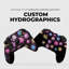 DreamController Neon Weed Custom X-box sans fil compatible avec X-box One / Series X / S Fièrement personnalisé aux États-Unis avec impression permanente par HYDRO-DIP (PAS JUSTE UNE PEAU)-130766472-130766482
