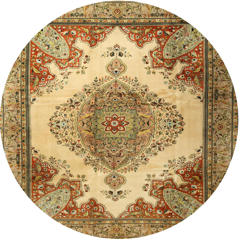 Oriental Indoor Rug, Round 6'