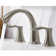 Wide Spread Two Handles Bathroom Sink Faucet with Drain Assembly, Three Holes Bathroom Faucet with Pop-up Drain Stopper