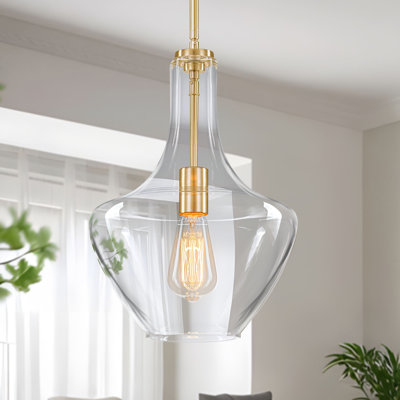 Luminaire suspendu moderne 1 lumière Teardrop