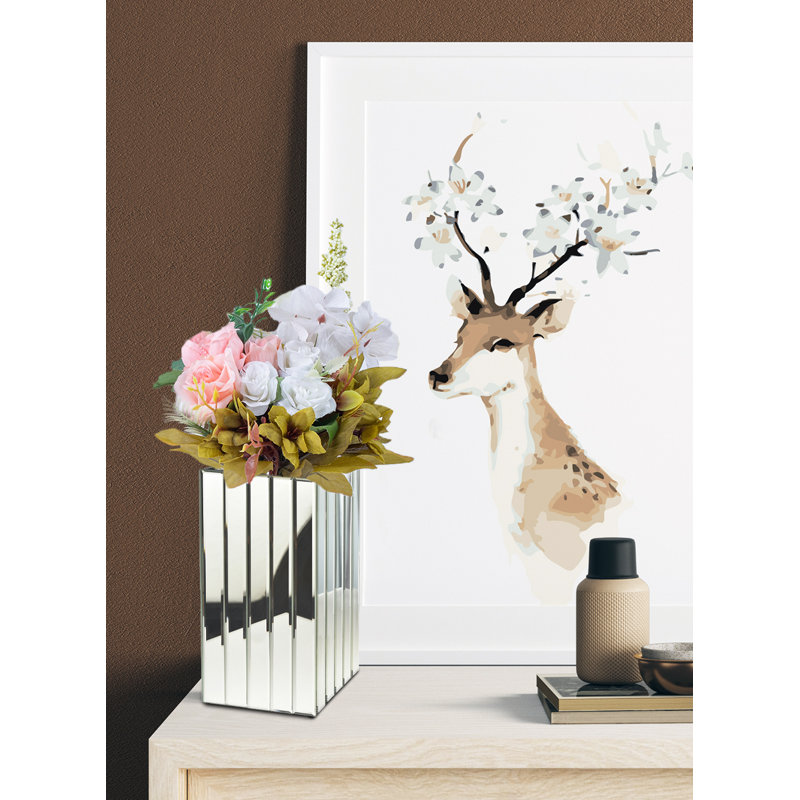 Grand vase en verre Ivy Bronx Gatsby