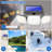 1.8-Watt LED Solar Power Flood Light with Motion Sensor