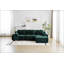 Canapé moderne en mousse à mémoire de forme compressée, grands canapés modulaires pour le salon, canapé modulaire Cloud pour animaux de compagnie, tissu en velours côtelé, causeuse très profonde, sans assemblage requis, vert