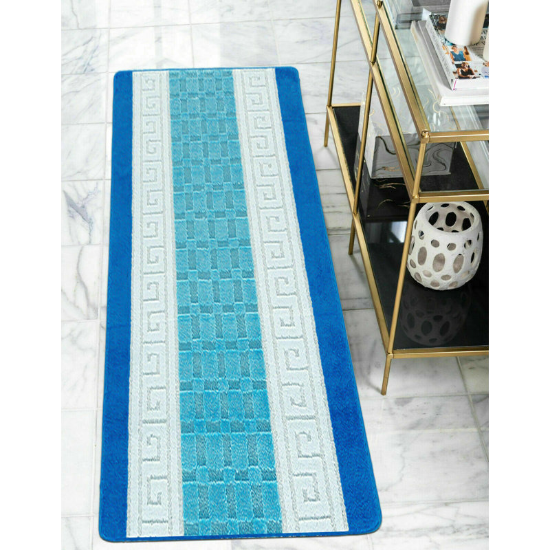 Koralee Geometric Indoor / Outdoor Area Rug, Runner 80 x 300cm