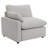 Roca Modular Power Loveseat Grey