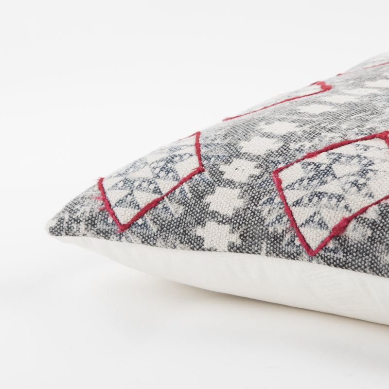 Geometric Cotton Throw Pillow