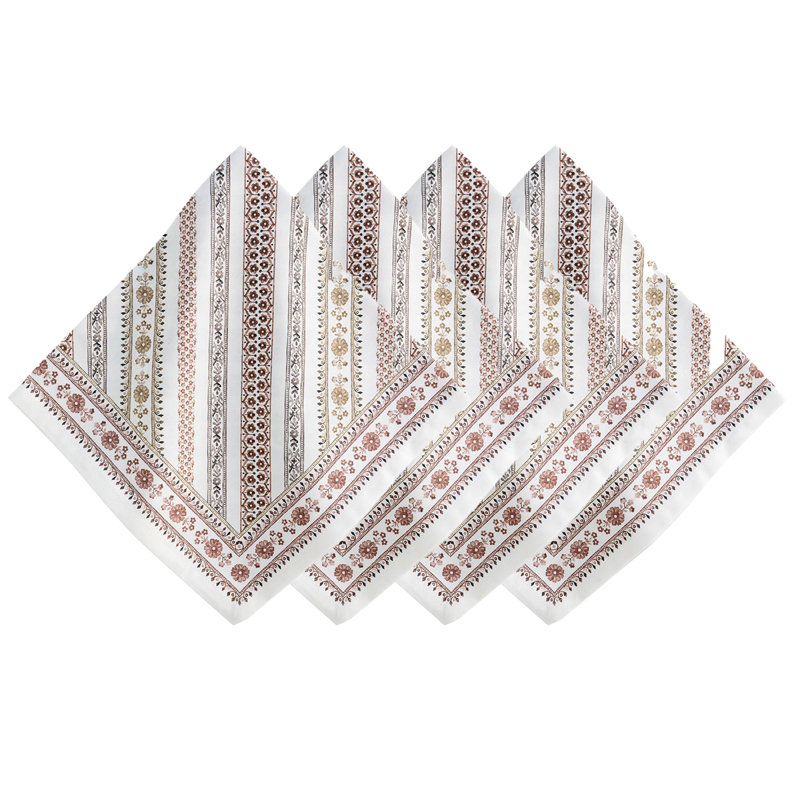 Seville Stripe Napkin, Natural