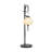 Lecce 20-in Height Integrated LED ETL Certified Table Lamp with Teardrop Glass Shade