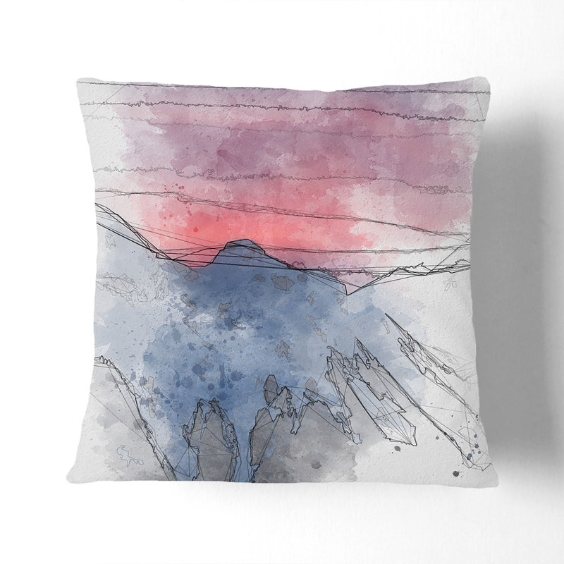 Square Throw Cushion, 40cm H x 40cm W x 15cm D
