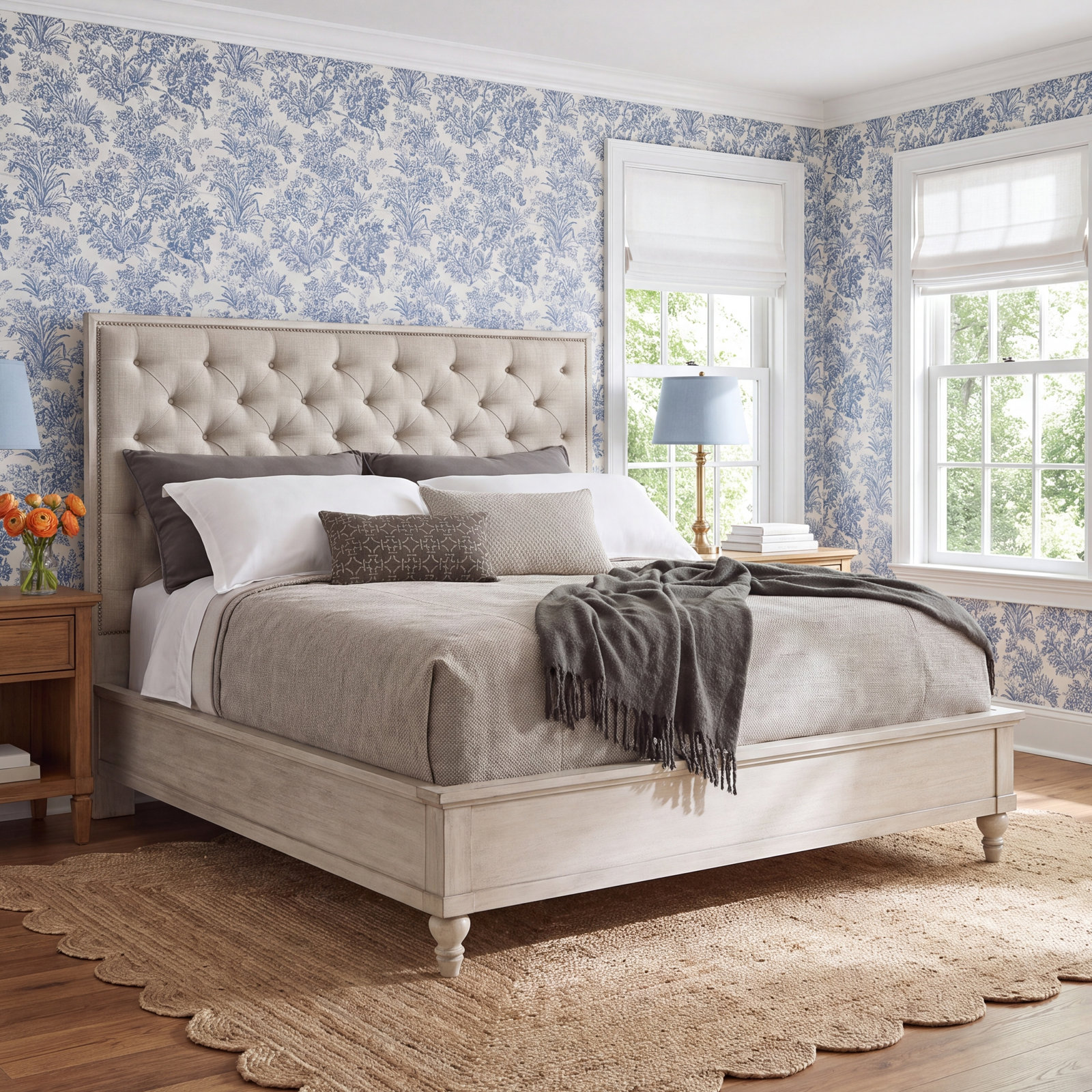 Lexington Oyster Bay Upholstered Bed, King