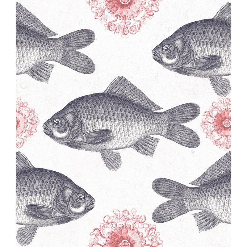 The Seafood Story Wallpaper Roll, Neutral
